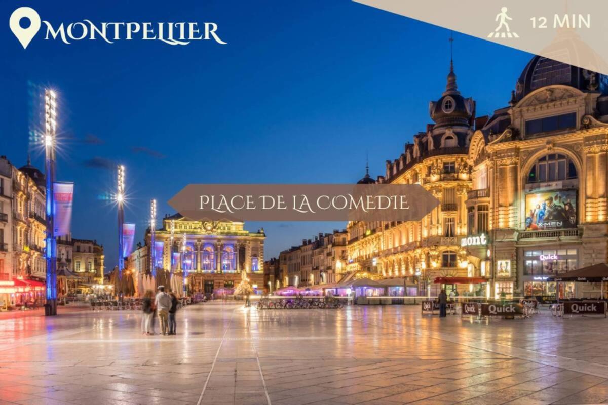 063 - Studio Didion, Centre Gare St Roch, Clim, Balcon,4Pers Montpellier Exterior foto